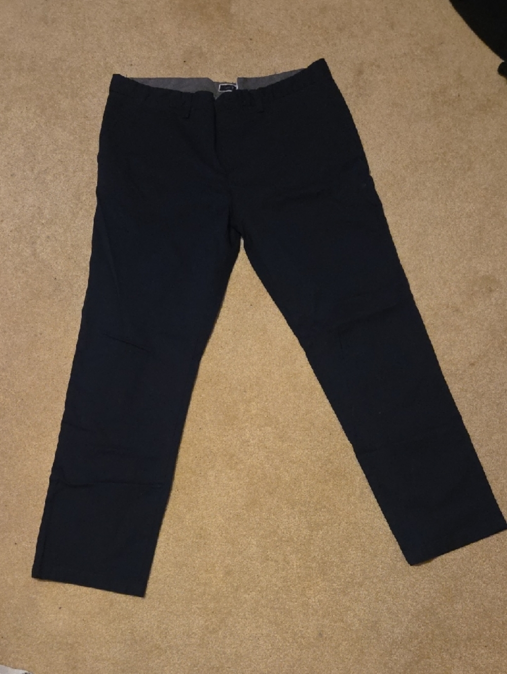 Club Room Navy Blue Chinos - Straight Fit